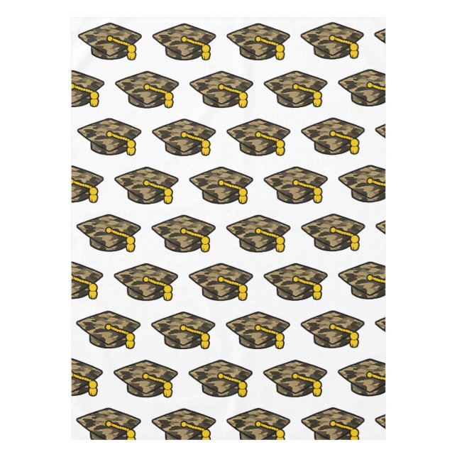 Mantel Cabo de graduación Khaki Camo (Anverso)