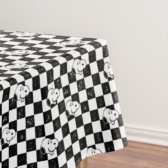 Mantel Cacahuetes | Bandera de Snoopy Checkered (In Situ)