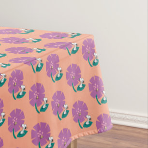Mantel Cacahuetes   Ilustración de la naturaleza Flor mor