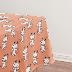 Mantel Cacahuetes   Un baile feliz Snoopy