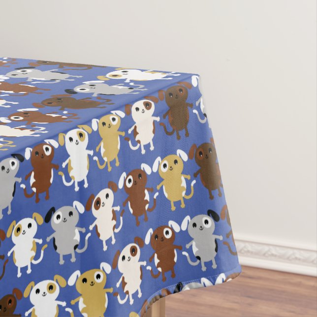 Mantel Cachorro de cachorro adorable tema del primer cump (In Situ)