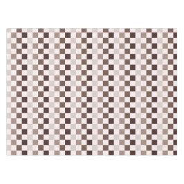 Mantel Cafe Au Lait checkerboard pattern
