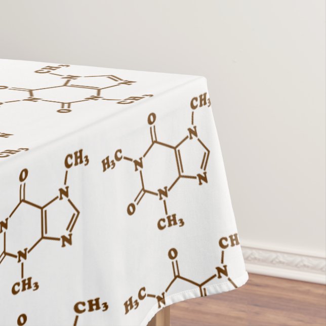 Mantel Cafeína Café Fórmula Química Molecular (In Situ)