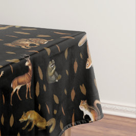 Mantel Caída Animales Forestales Otoño Sale Decoración Ca