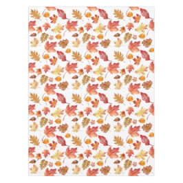 Mantel Caída del otoño de acuarela deja un patrón sin foc