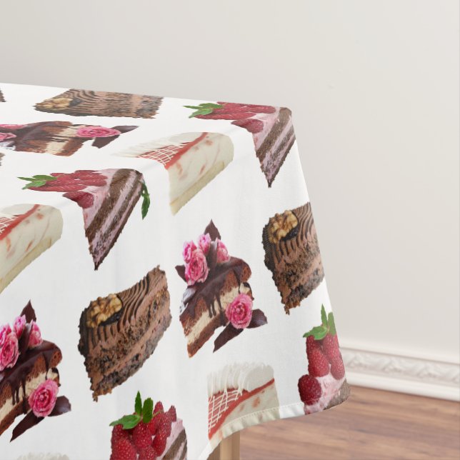 Mantel Cake Lovers Delicious Desserts Pattern (In Situ)