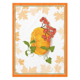 Mantel Calabaza, bayas, hojas, caída fronteriza Acción de