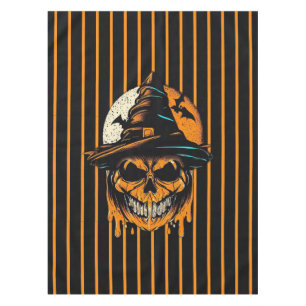 Mantel calabaza/Halloween/calavera/espeluznante