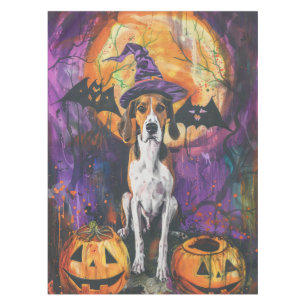 Mantel Calabaza Halloween de la Foxhound inglesa norteame