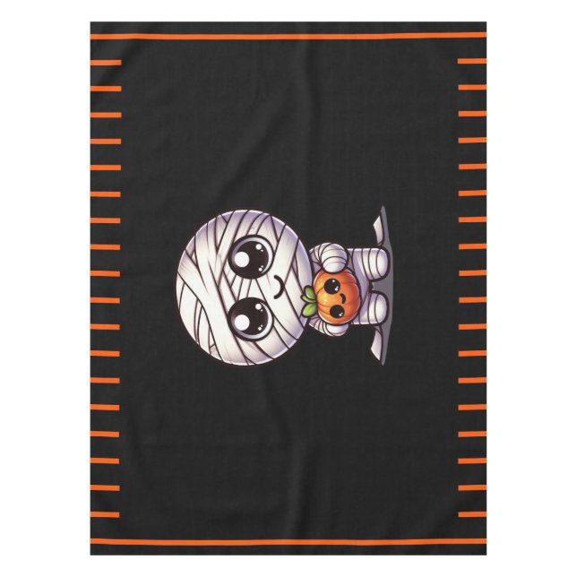 Mantel Calabaza/momia de Halloween (Anverso)