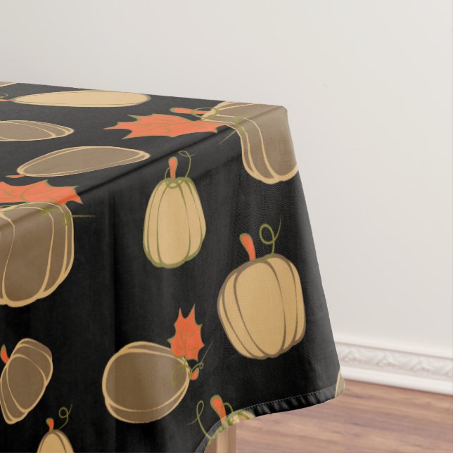 Mantel Calabazas cosecha otoño Halloween Tablecloth (In Situ)