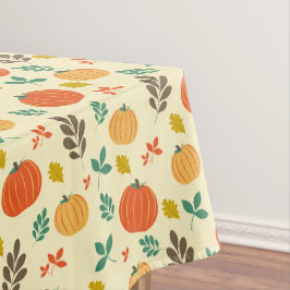 Mantel Calabazas de otoño y hojas
