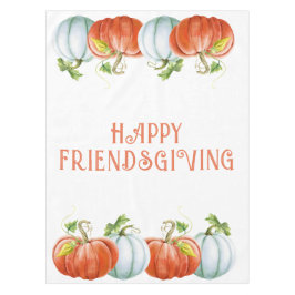 Mantel Calabazas Feliz amistad naranja quemado