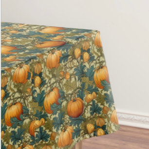 Mantel Calabazas personalizadas William Morris y ardilla