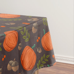 Mantel Calabazas y alcornoques otoñales