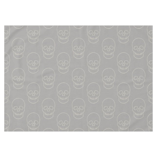 Mantel Calavera - Gris fantasma y blanco óseo (Frente (Horizontal))
