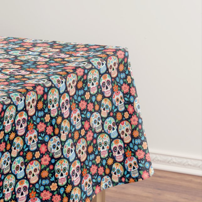 Mantel Calaveras de azúcar en el día de los muertos (In Situ)
