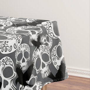 Mantel Calaveras decorativas de Halloween