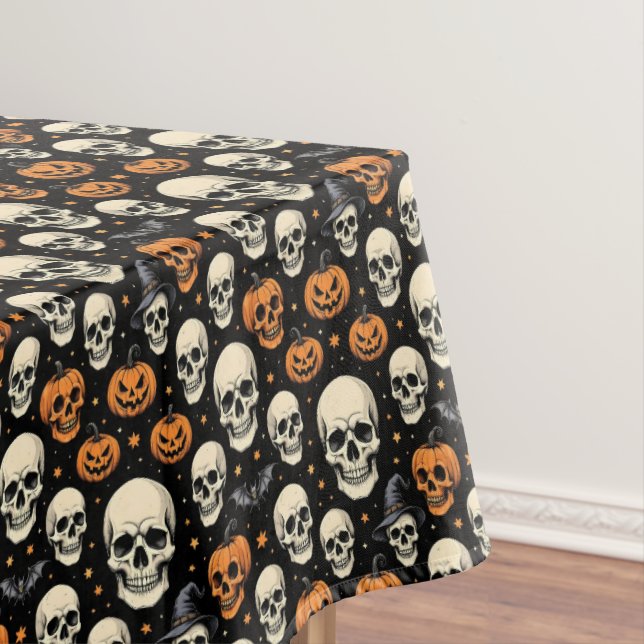 Mantel Calaveras para Halloween (In Situ)