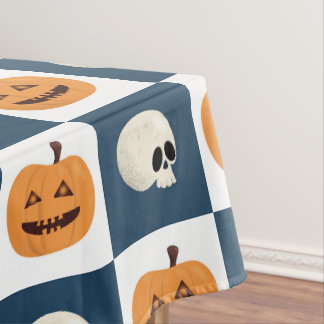 Mantel Calaveras y calabazas