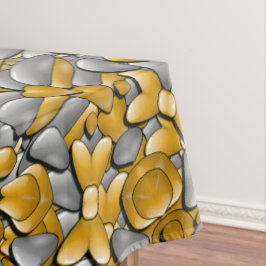 Mantel Caleidoscopio del vintage de la plata del oro del