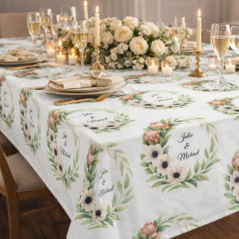 Mantel Calla Lillies Wreath Wedding Decor Newlyweds