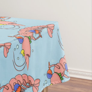Mantel Camarón alegre, personalizado de la gamba