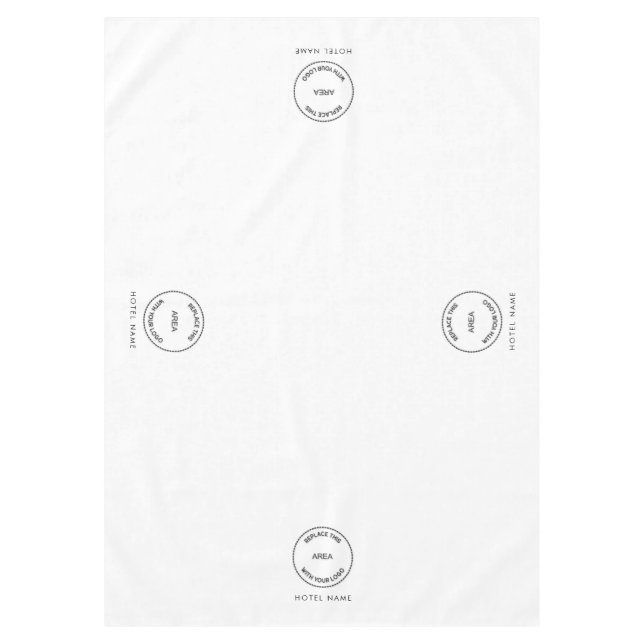 Mantel Cambiar el nombre del logotipo del hotel a cualqui (Anverso)