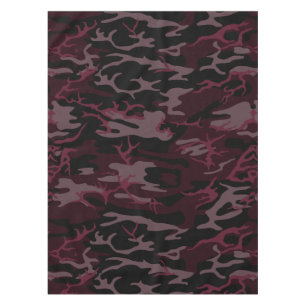 Mantel Camo rojo oscuro