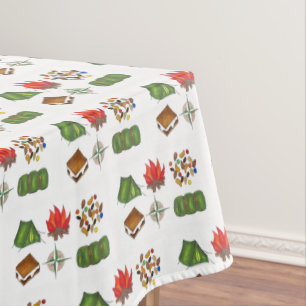 Mantel Campfire Campamento de verano para la brújula de c