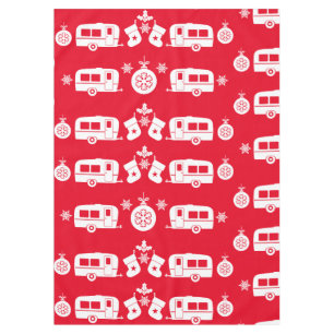 Mantel Camping de caravanas felices Navidades