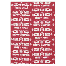 Camping de caravanas felices Navidades