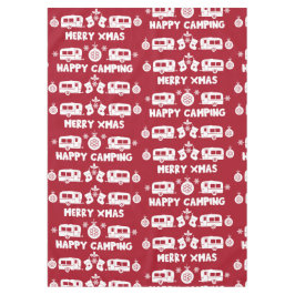 Mantel Camping de caravanas felices Navidades