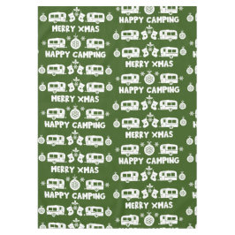 Mantel Camping de caravanas felices Navidades