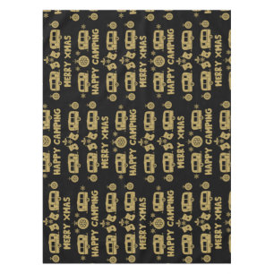 Mantel Camping de caravanas felices Navidades