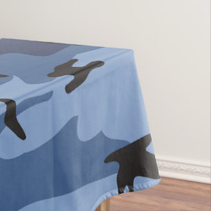 Mantel Camuflaje azul de la marina, ejército, ejército