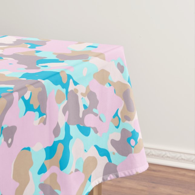Mantel Camuflaje azul y rosa (In Situ)