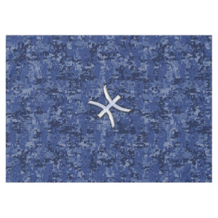 Mantel Camuflaje digital azul de la Marina de Rótulo Pisc