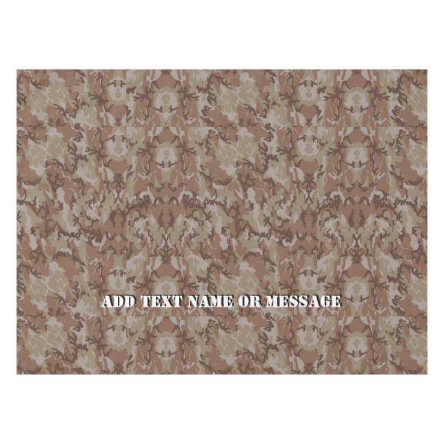 Mantel Camuflaje militar del desierto de Woodland (Frente (Horizontal))