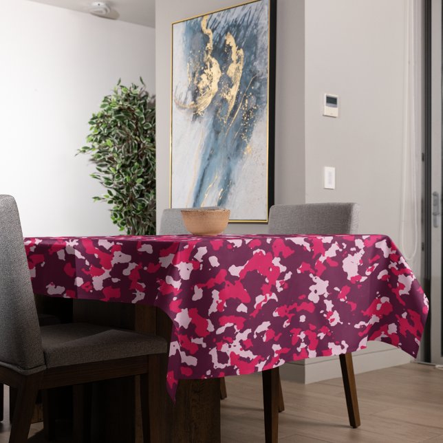 Mantel Camuflaje rosa (table cloth)