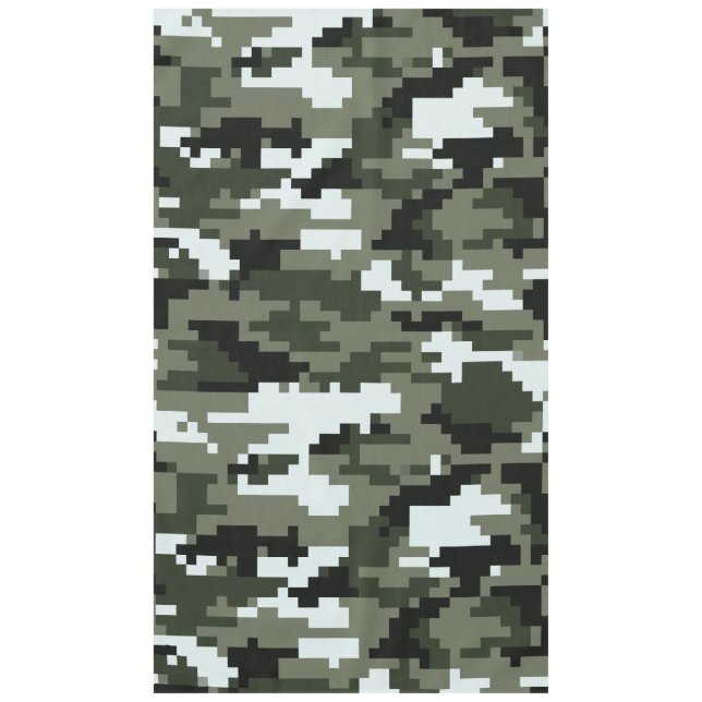 Mantel Camuflaje Urbano Digital Pixel de 8 bits / Camo (Anverso)
