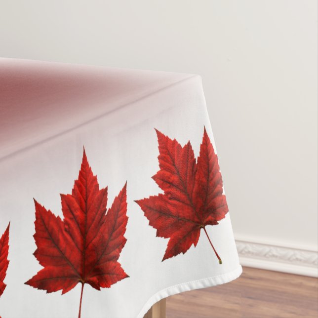 Mantel Canadá Tablecloth Canada Maple Leaf Tablecloth (In Situ)