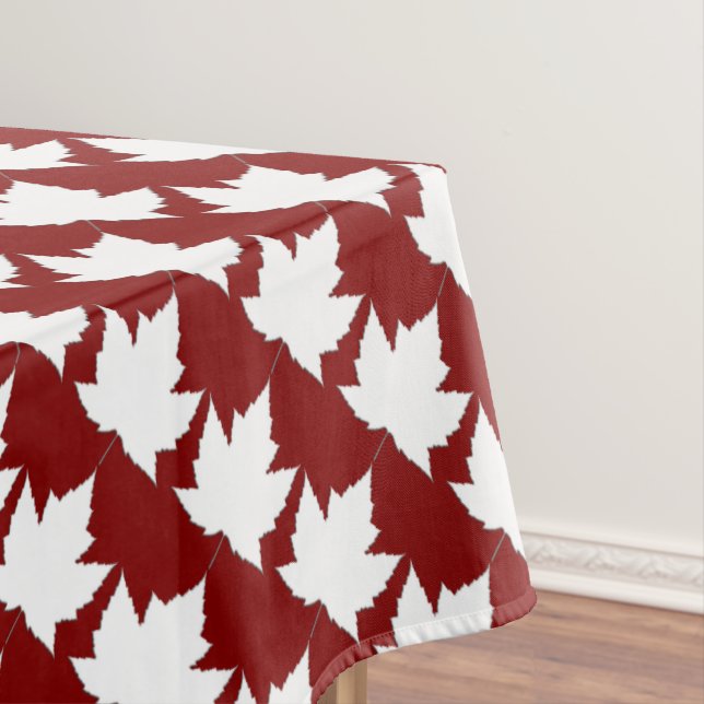 Mantel Canadá Tablecloth Canada Maple Leaf Tablecloth (In Situ)