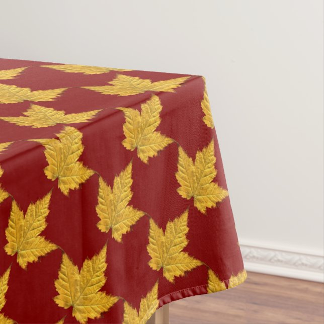 Mantel Canadá Tablecloth Canada Maple Leaf Tablecloth (In Situ)