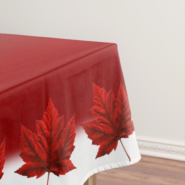 Mantel Canadá Tablecloth Canada Maple Leaf Tablecloth (In Situ)