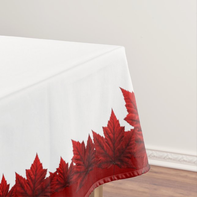 Mantel Canadá Tablecloth Canada Maple Leaf Tablecloth (In Situ)