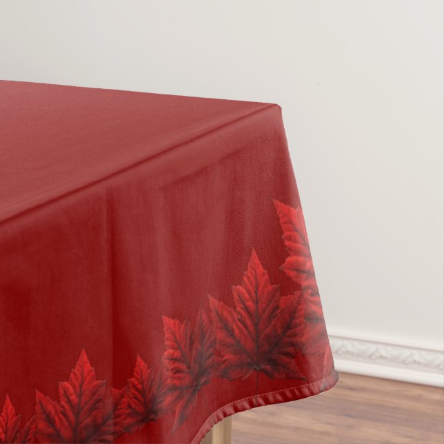 Mantel Canadá Tablecloth Canada Maple Leaf Tablecloth (In Situ)