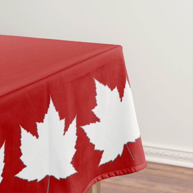 Mantel Canadá Tablecloth Canada Maple Leaf Tablecloth (In Situ)
