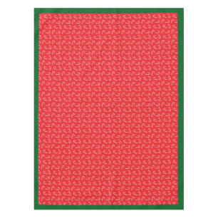 Mantel Candy Cane Personalizado Cotton Tablecloth, 52"x70