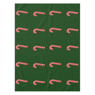Mantel Candy Cane Tablecloth 52" x 70"